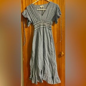 Blue and white Max Studio dress XS